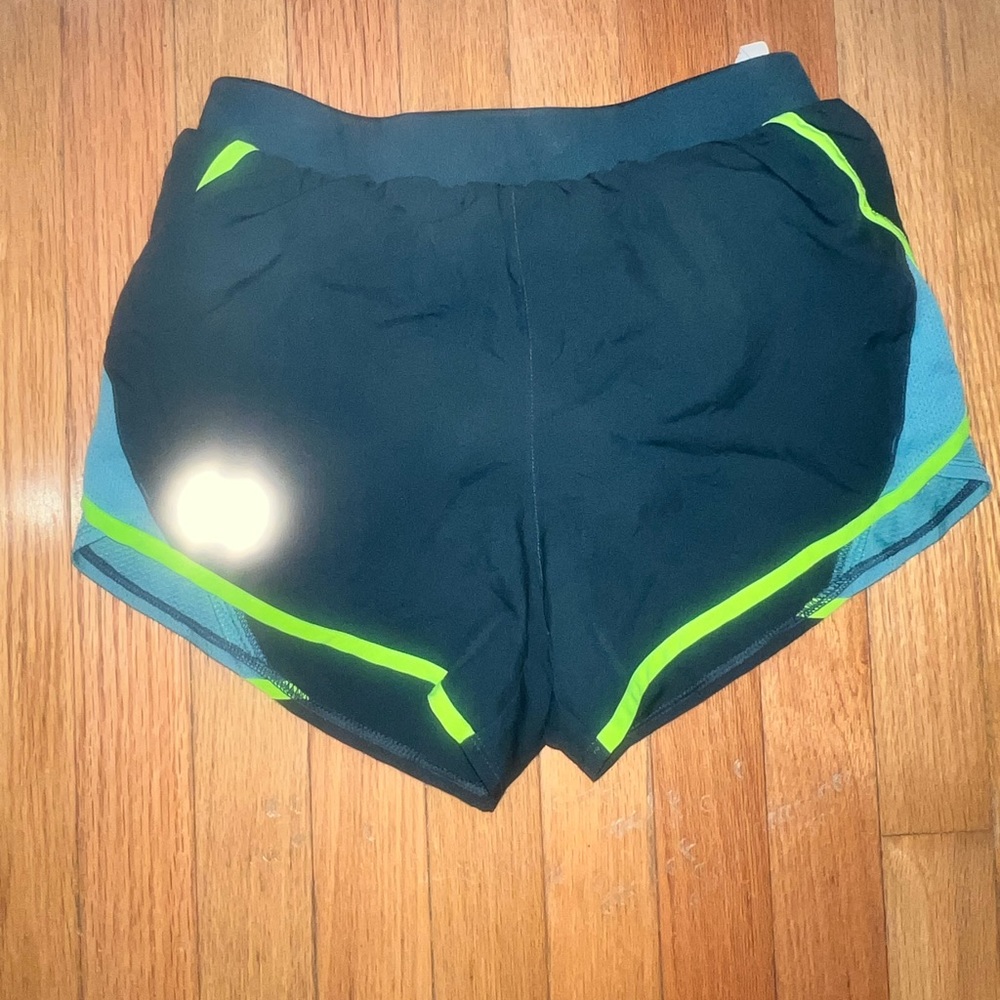 Under Armour shorts.